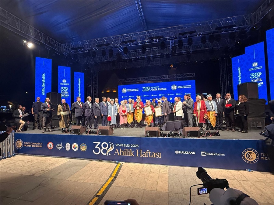 38. Ahilik Haftası Resmî Töreninde Sinop Rüzgarı Esti.