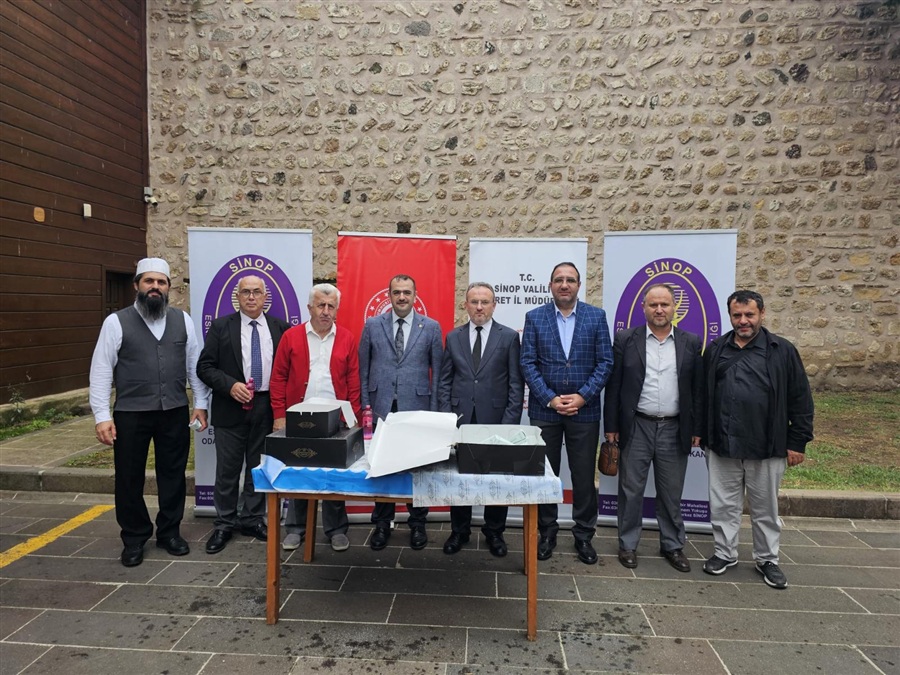 39.AHİLİK KUTLAMA PROĞRAMININ SON GÜNÜNDE SİNOP ALAADDİN CAMİİ'SİNDE MEVLİD-İ ŞERİF PROĞRAMI DÜZENLENDİ.