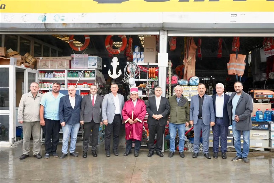 KÜÇÜK SANAYİ SİTESİNDEKİ İŞYERİNDE YILIN AHİSİ SAYIN UĞUR KALEMTAŞ ZİYARET EDİLDİ.